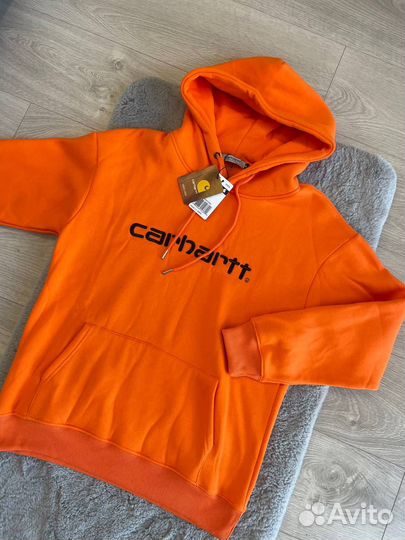 Худи Carhartt оранжевого цвета