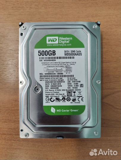 SSD и HDD 500GB, 240GB