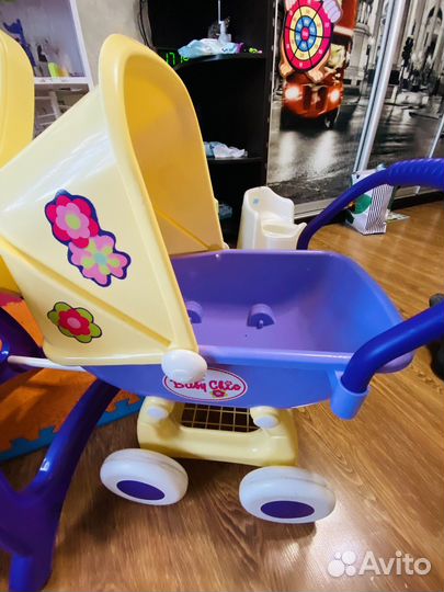 Коляска для кукол и стульчик Полесье