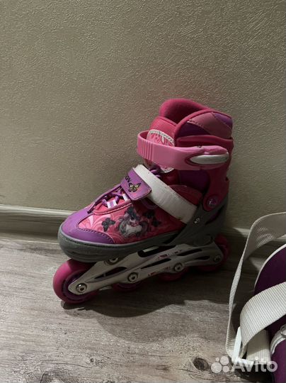 Ролики раздвижные р-р 28-33