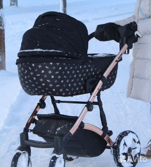 Коляска 2в1 Tako Laret Imperial Черный-Золото