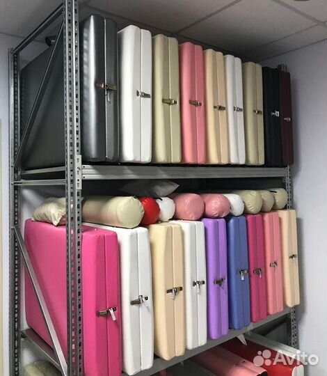 Складная кушетка на стальных ножках