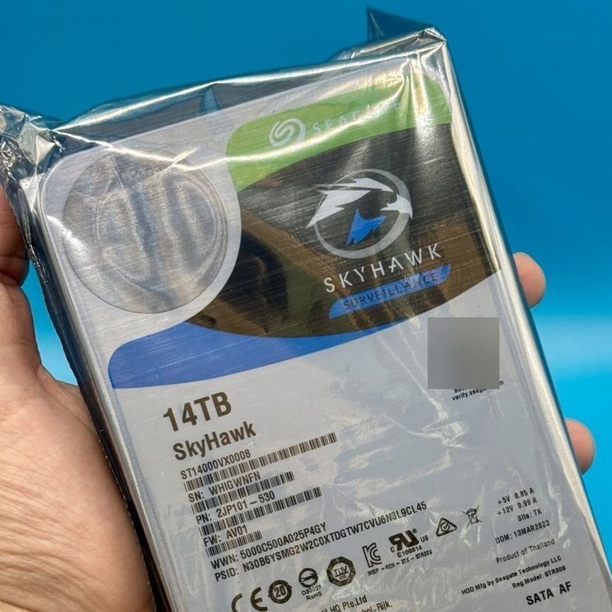 [ST14000VX0008] 14тб Seagate Skyhawk