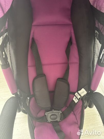 Детский трехколесный велосипед коляскас ручкой