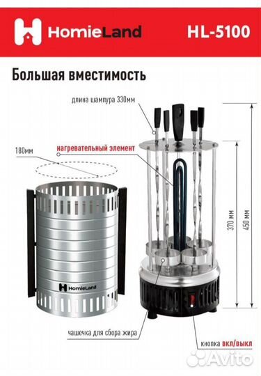 Электро шашлычница