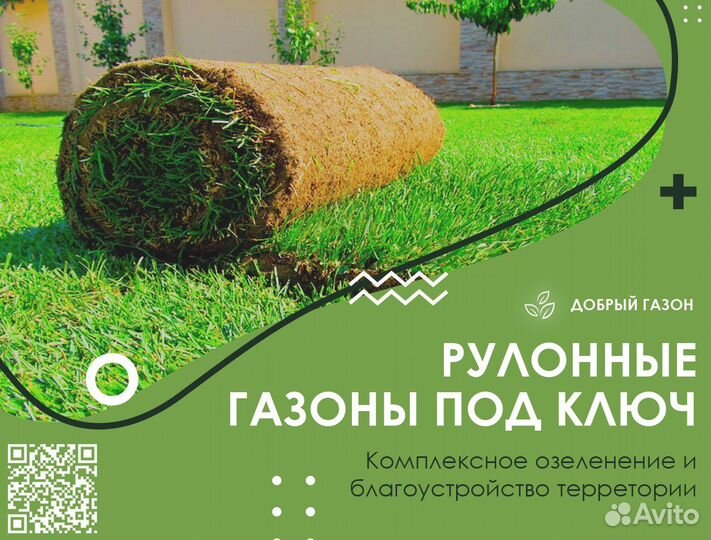 Рулонный газон универсальный