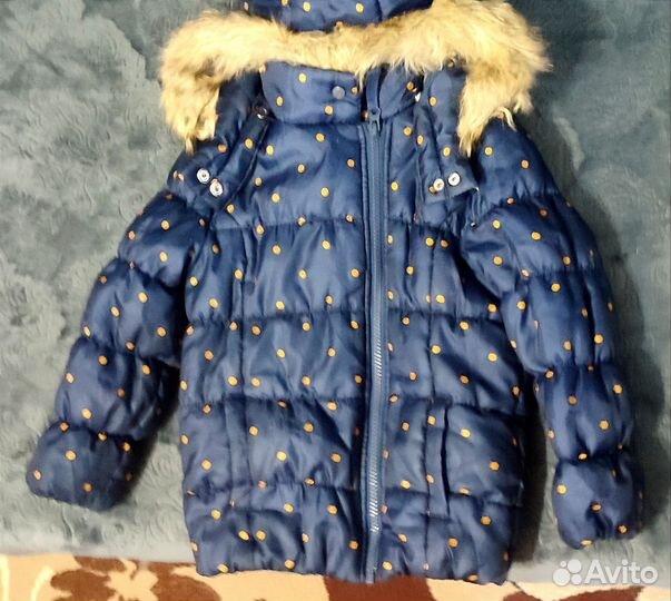 Куртка зимняя для девочки 110
