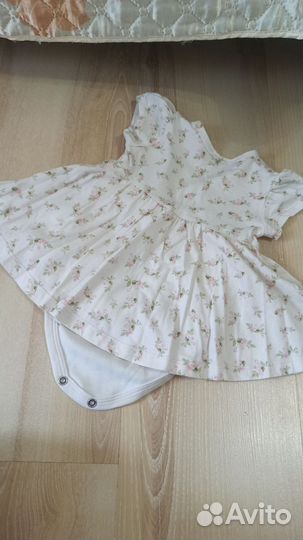 Боди платье для девочки 62