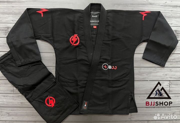 Кимоно для бжж (ги для бжж) черное BJJ GI