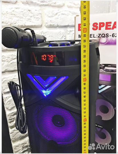 Новая USB колонка с Блютус, Радио и Караоке со вст