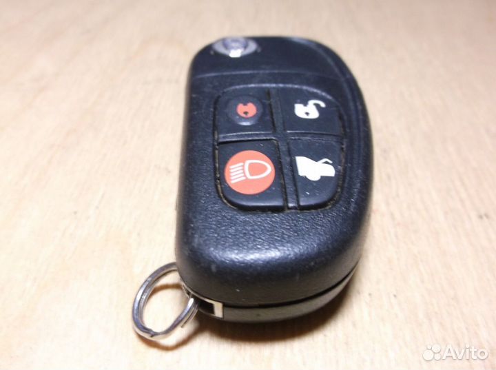 1X43-15K601-BB Jaguar remote key 4 buttons