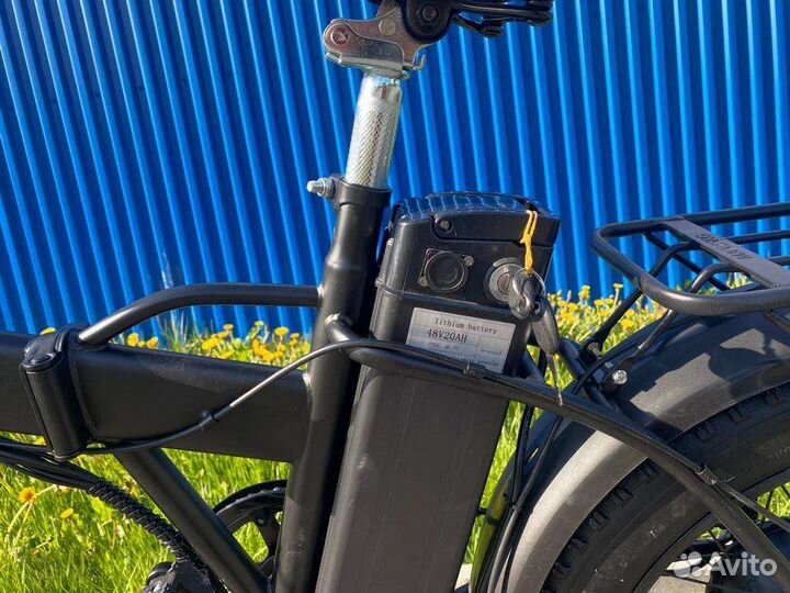 Электровелосипед фэтбайк складной