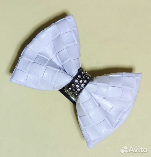 Заколка для волос Mon PlaisiR 07-937 кожа Франция