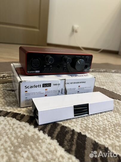 Focusrite scarlett solo 3rd gen