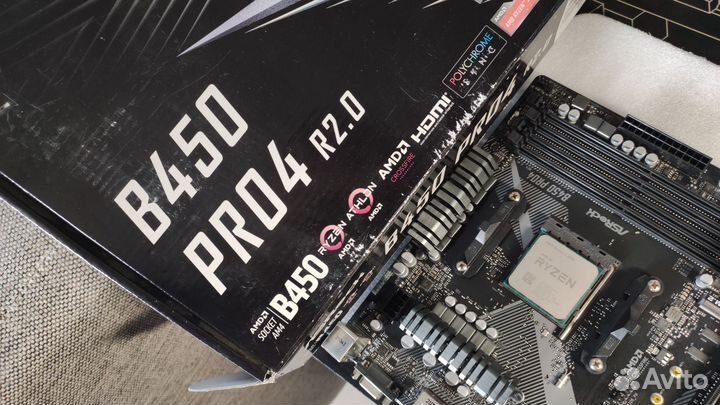 Ryzen 5 3600 комплект с Asrock b450 PRO4