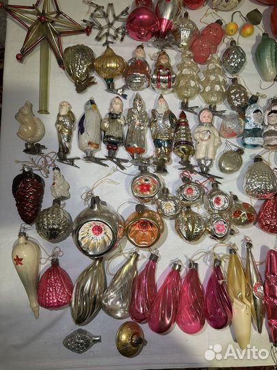 Елочные игрушки СССР