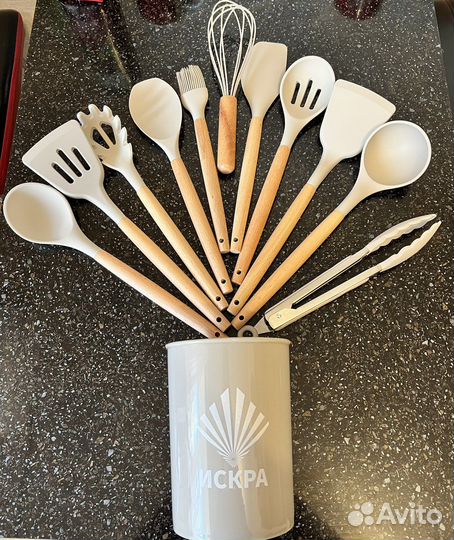 Набор столовых приборов силикон