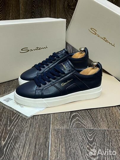 Ботинки мужские santoni кожа 40-45