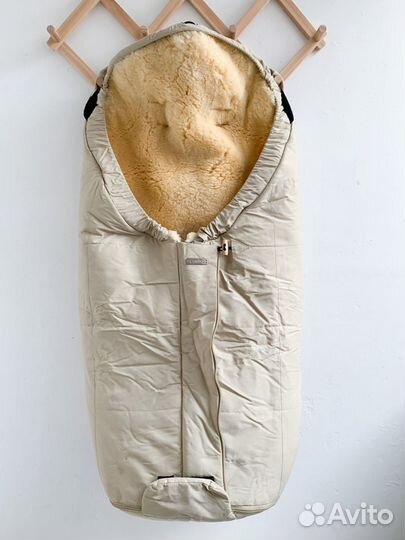 Зимний конверт в коляску на овчине