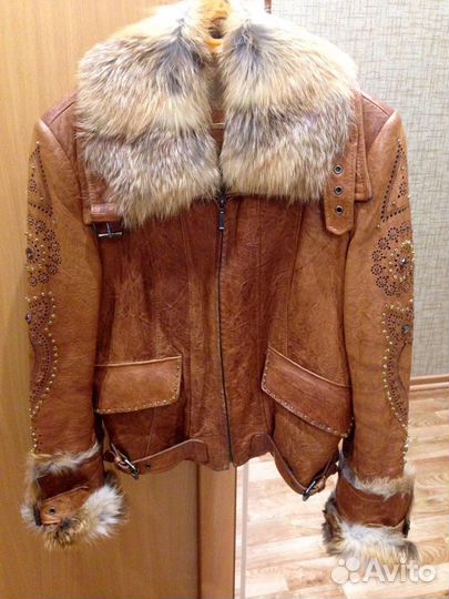 Куртка кожаная