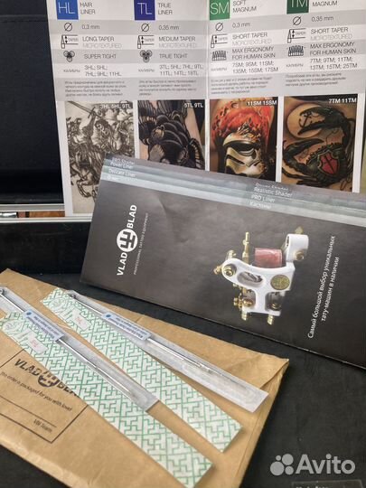 Тату машинка, Тату набор, машинка Vlad Blad, кейс