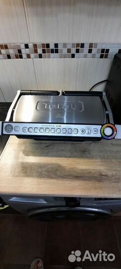 Умный электрогриль Tefal Optigrill + XL GC724D12 c