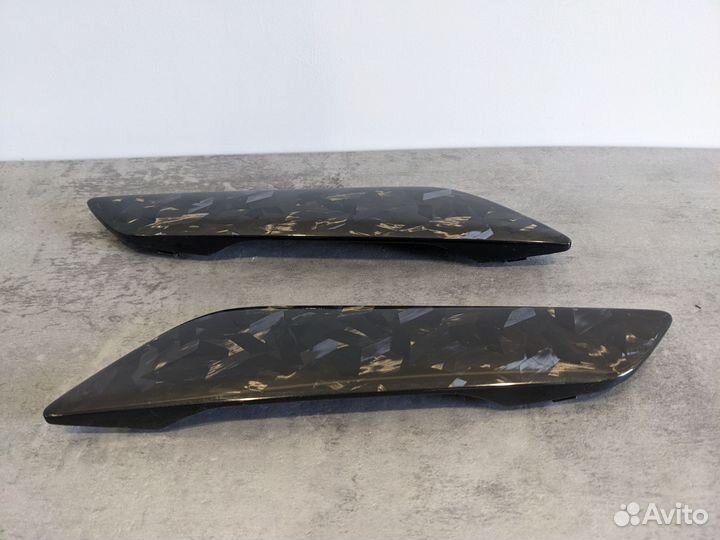 Жабры на крылья BMW G30 кованый карбон