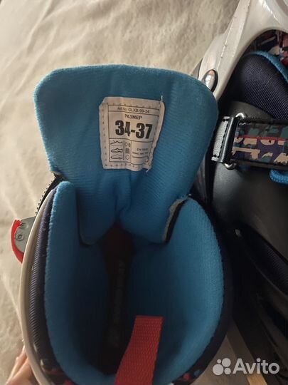 Коньки детские раздвижные 34 37