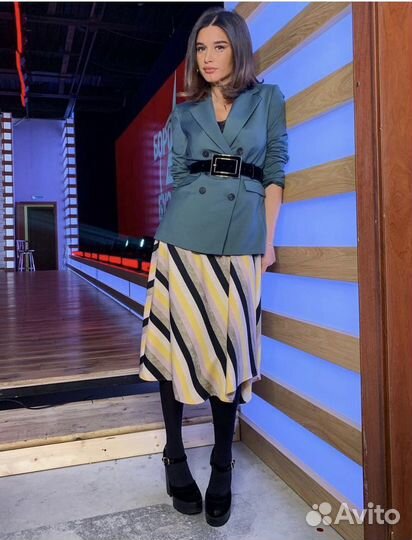 Юбка mango в полоску (активно)