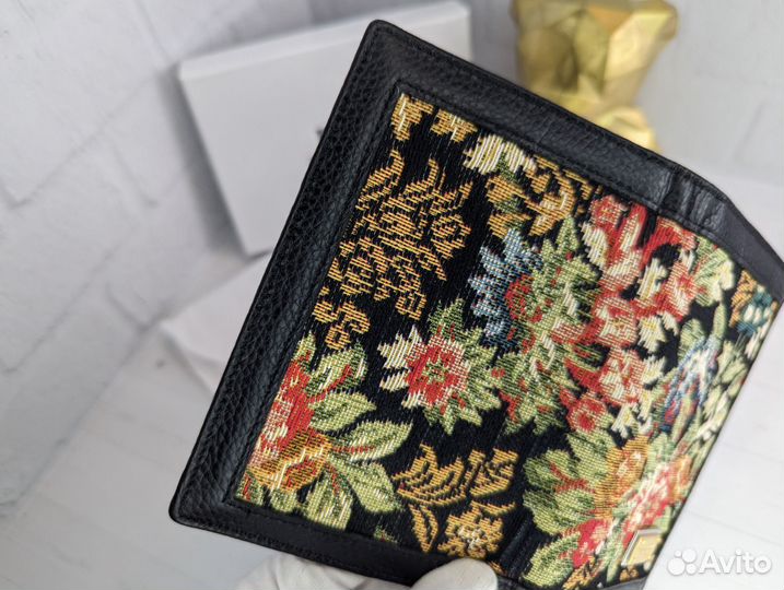 Обложка на паспорт кожаная женская D&G