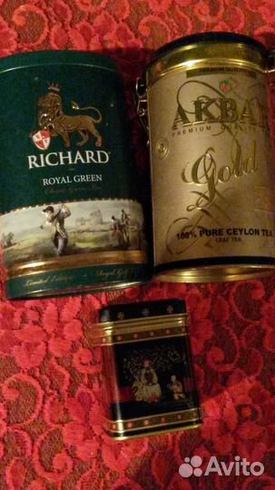 10метал. коробочек разных размеров (1продана)