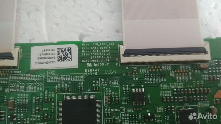 Запчасти к телевизору samsung UE40EH5007K