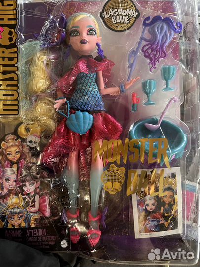 Monster High Monster Ball Doll, Lagoona Blue