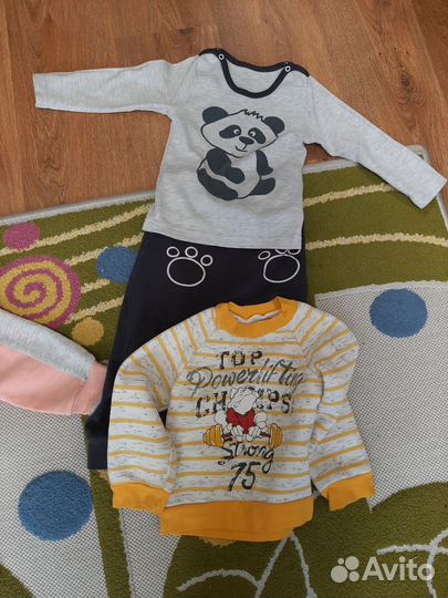 Детские вещи пакетом для девочек 86 92