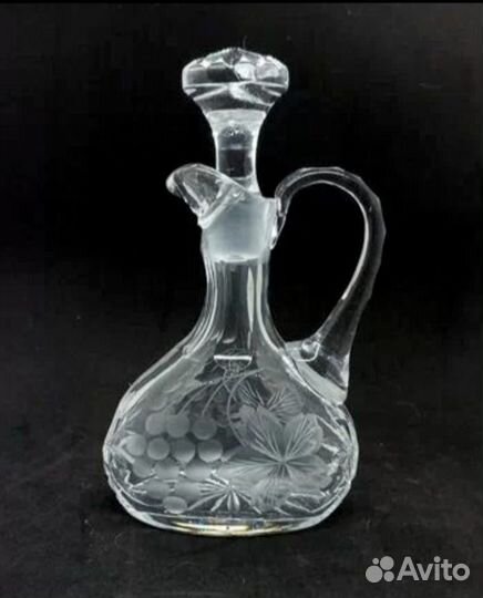 Винтажный хрустальный кувшинчик