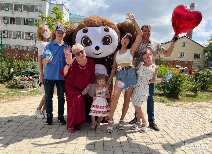 Ростовая кукла чебурашка.Поздравление