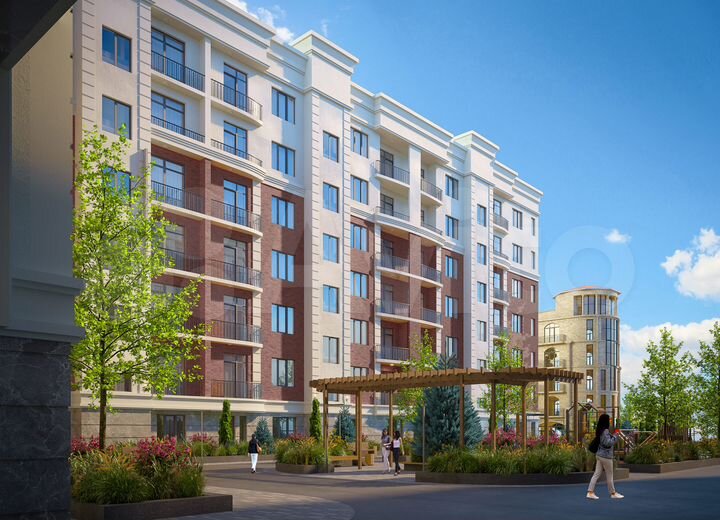 3-к. квартира, 105,2 м², 6/7 эт.