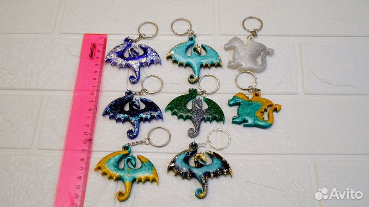 Ёлочные игрушки из эпоксидной смолы