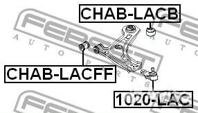 Сайлентблок передний переднего рычага chablacff