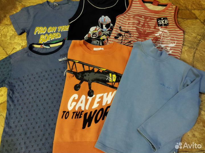 Вещи пакетом на мальчика рост 128 -134 см