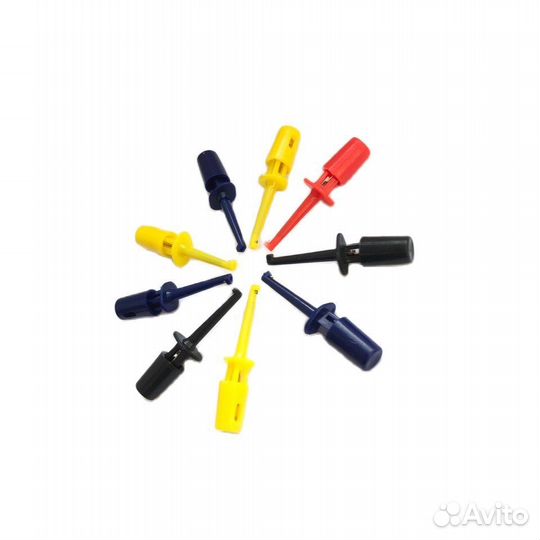 9 шт Одиночный зажим с крючком разные цвета