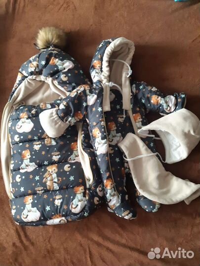 Конверт на выписку и комбинезон