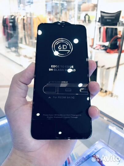 Защитное стекло на Xiaomi Redmi 9A/9C/10A/A1+ 6D