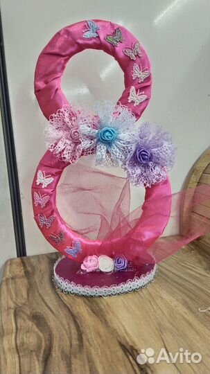 Поделка в сад и школу к 8 марта