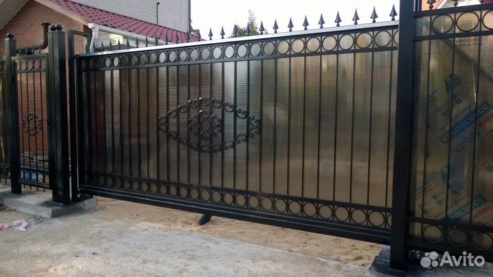 Откатные ворота под ключ