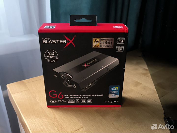 Creative sound blasterx g6