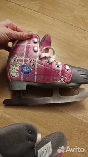 Коньки детские раздвижные рр 28-31