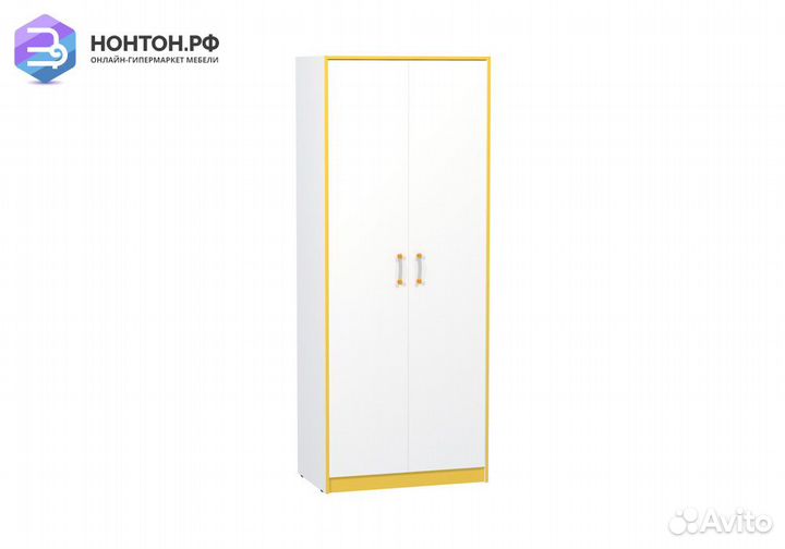 Шкаф Альфа 13.42 солнечный свет / белый премиум