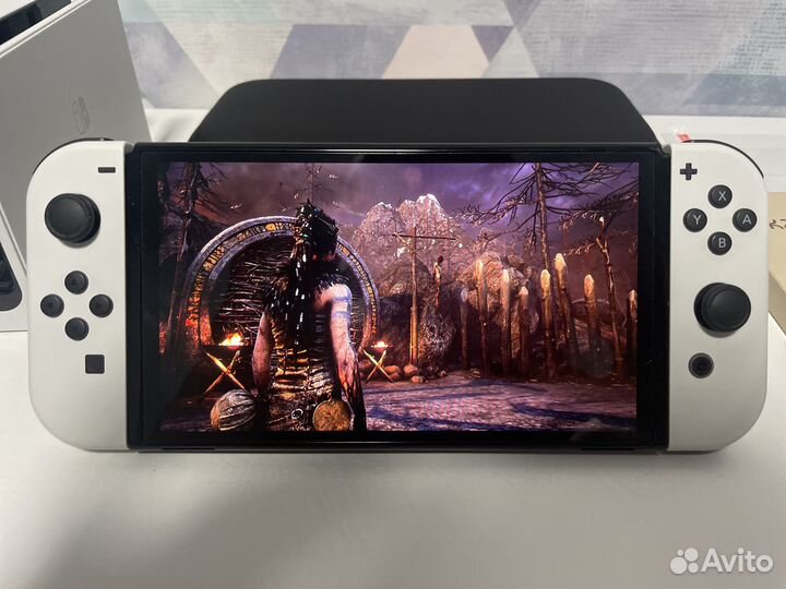 Nintendo switch oled 256гб прошитая разогнанная