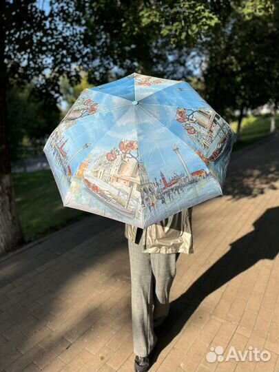 Зонт женский новый полуавтомат